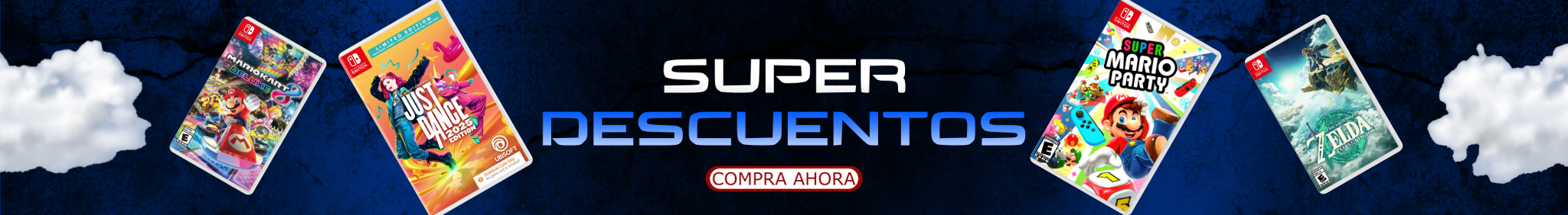 Mega Shop 16 Banner Nintendo Panama